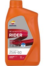 Envase lubricante moto gama Rider High Mileage 4T 25W-60